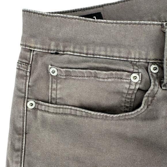 Lucky Brand 121 Mens Jeans 38x30 Brown Denim Stretch Slim Fit Straight Leg - Picture 4 of 10